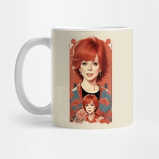 reba mcentire//vintage vektor 80s style v1 Mug